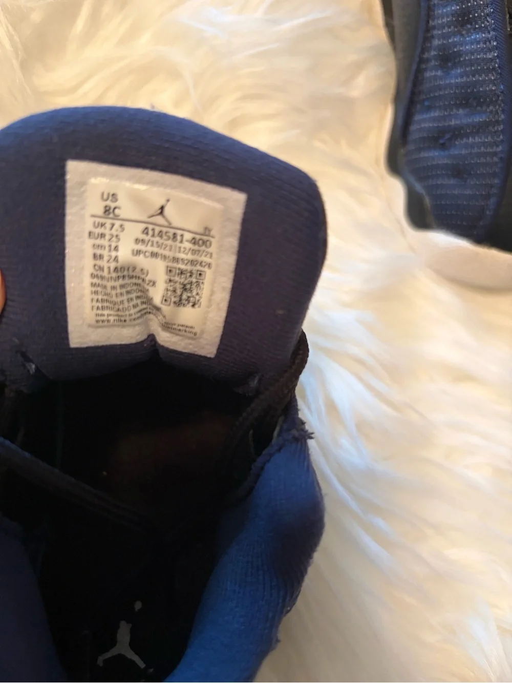 Toddler Air Jordan 13 Retro TD 'Navy'